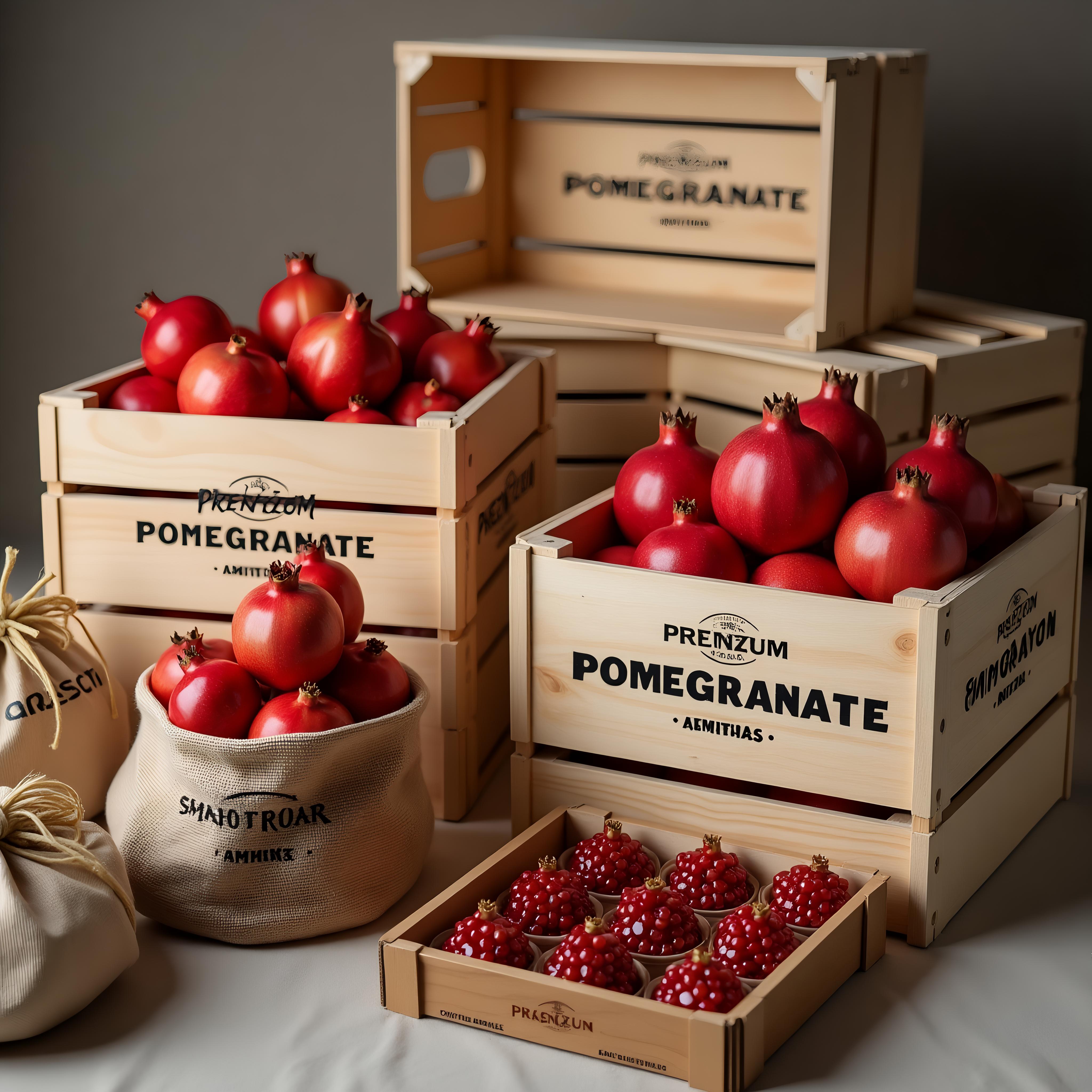 Pomegranate Carry Bag